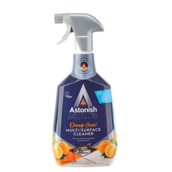Bình xịt vệ sinh bếp, dầu mỡ, bàn ăn Astonish C6790 hương cam 750ml
