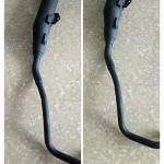 Chai xịt sơn ống pô, lốc máy chịu nhiệt 600°C chống cháy Samurai H2 300ml màu đen nhám