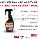 Chai xịt tăng độ bóng, làm mới bề mặt sơn ô tô, xe máy 3M 39034LT Gloss Enhancer 400ml Thái Lan