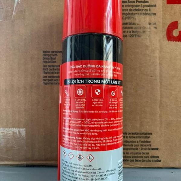 Chai xịt tẩy, chống rỉ sét, bôi trơn chống ăn mòn 3M 5-W (5W) 310g