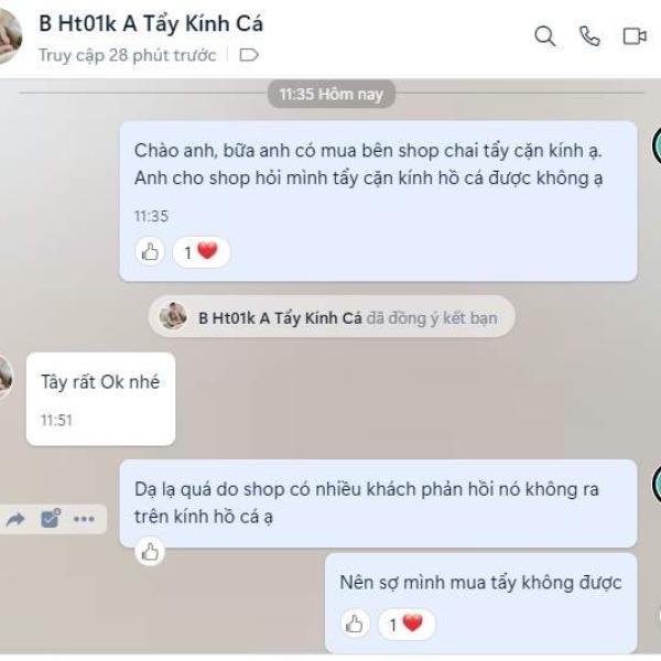 Chất tẩy cặn canxi, ố mốc, vẩy nước trên kính HT01 500ml