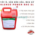 Dung dịch tẩy cặn ố, vệ sinh, khử trùng bồn cầu Klenco Power Bac