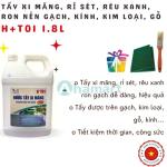 Hóa chất tẩy xi măng, tẩy rêu xanh, tẩy rỉ sét, ron gạch HT01 1.8L - 5L