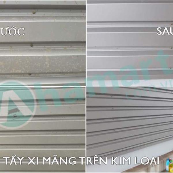 Hóa chất tẩy xi măng, tẩy rêu xanh, tẩy rỉ sét, ron gạch HT01 1.8L - 5L