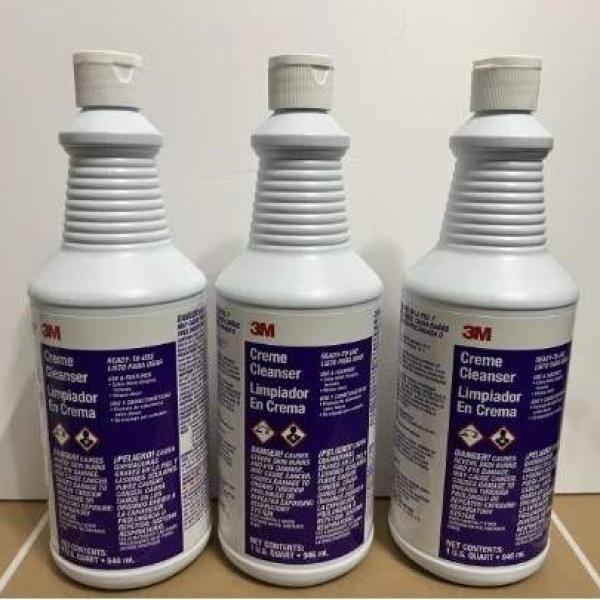 3M Creme Cleanser Limpiador En Crema 93662 946ml – Multi-Purpose Cleaner for Glass Stains and Rust Removal