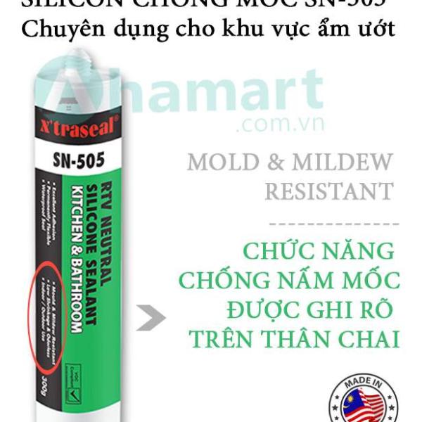 Keo silicon chống nấm mốc X'traseal SN-505 300g