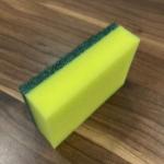Miếng chùi rửa 3M Scotch Brite Professional Scrubbing Sponge 74CC 2 mặt vàng xanh 3 x 7.6 x 10cm