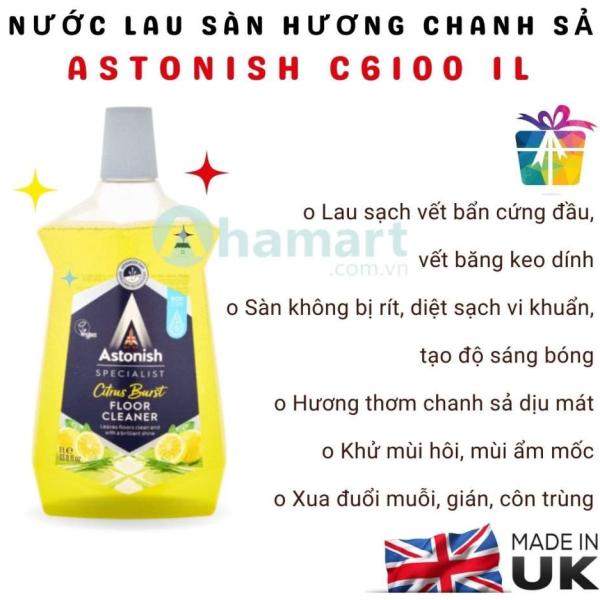 Nước lau sàn Astonish C6100 hương chanh sả 1L