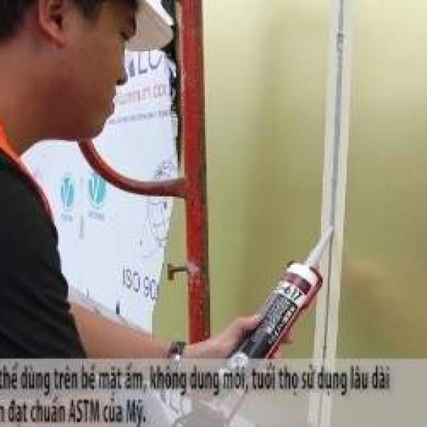 Silicon chống dột, dán đa năng siêu dính, dán alu, làm ron chống thấm ngoài trời X'traseal MS-617 290ml