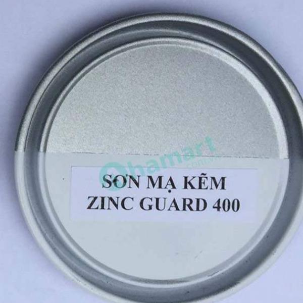 Sơn mạ kẽm lạnh Emonra Zinc Guard ZG400 màu bạc sáng