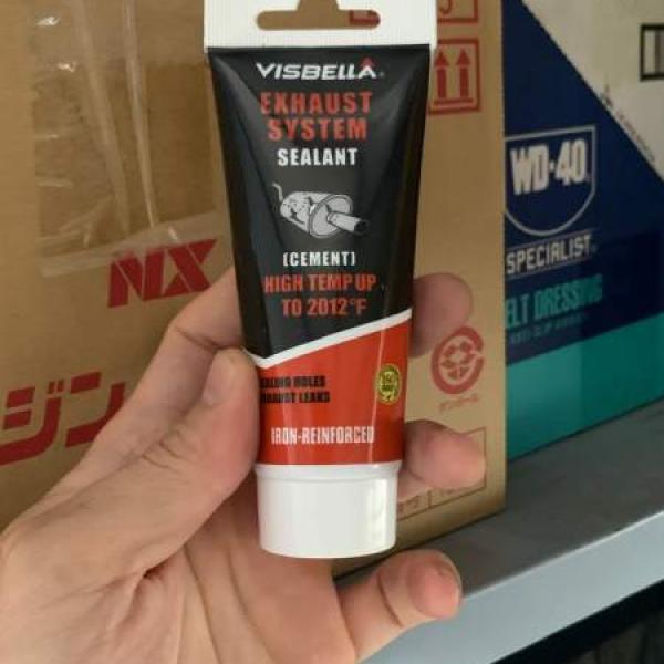 Keo vá pô, trám vết nứt, lủng pô xe, nắp lò, máy móc chịu nhiệt 1100 độ C Visbella 75g